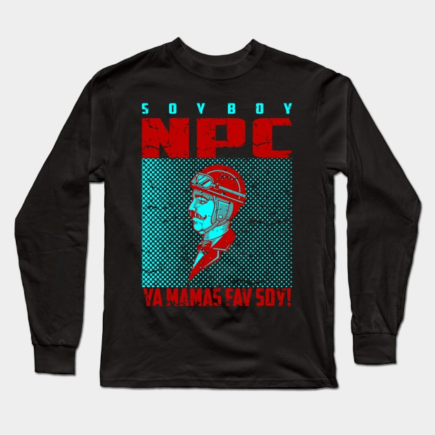 soy boy npc 03 Long Sleeve T-Shirt by 2 souls